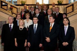 New government of Croatia December 2011