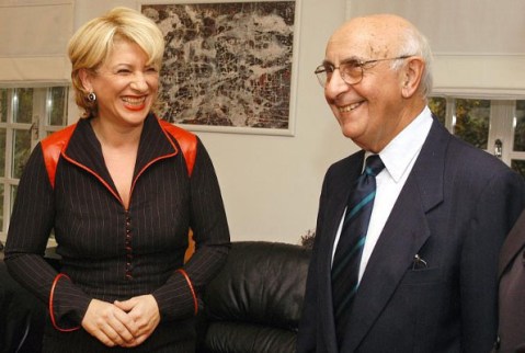 Vesna Skare Ozbolt met several times with ICTY Appeal Chamber Judge Theodor Meron during her mandate as Croatia's Minister of Justice (2003 - 2006) Photo:turopoljka.com