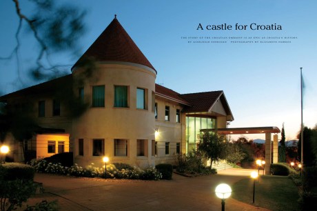 The Embassy of the Republic of Croatia in Australia - a gift from Croatians living in Australia to Croatia