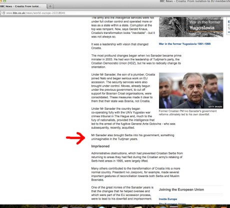 Tim Judah BBC article original edition 23 April 2013