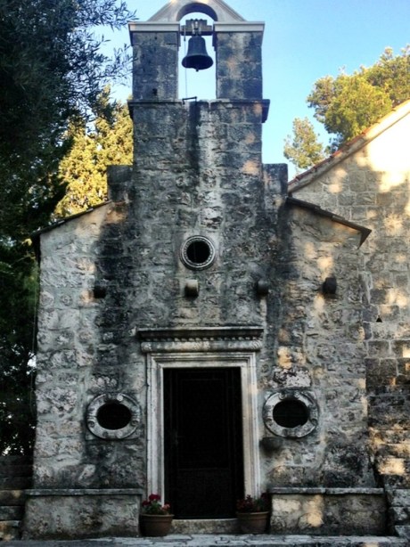 June 2013 - old chapel at cemetery Korcula, Croatia