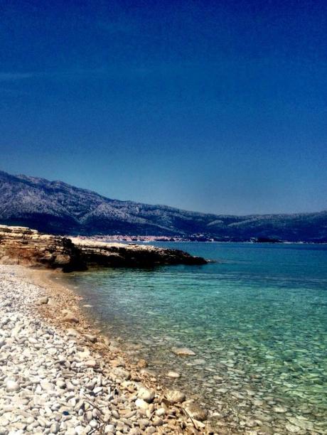 June 2013 - a Korcula Croatia beach