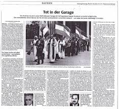 Bayern Germany - 1993 - "Dead in the garage" on Stjepan Djurekovic murder 