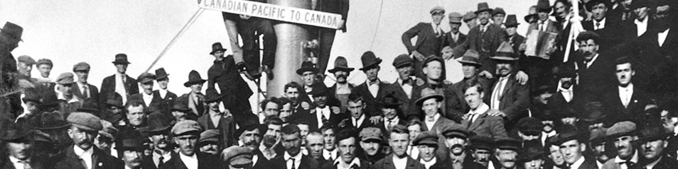 Croatian émigrés on ship to Canada in 1923. According to estimates Croatian diaspora, from Europe, over North and South America to Austrtalia … encompasses more than two and half million people (more than half of current population now living in Croatia) Photo: http://www.hr-eu-net