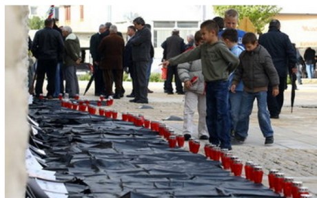 Croatia Skabrnje massacre victims - late 1991