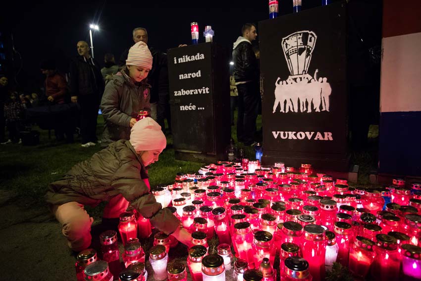 Remembering Vukovar in Zagreb November 2013 Photo: Ivan Klindic/Cropix