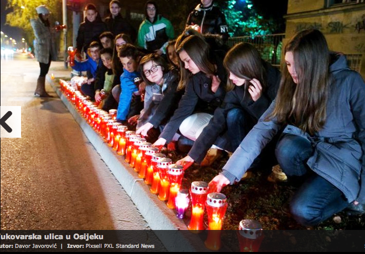Osijek, Croatia, remembers Vukovar - November 2013 Photo: Davor Javorovic/Pixsell