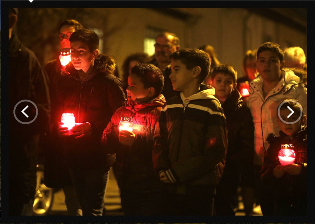 Remembering Vukovar in Zagreb - Nov 2013 Photo: Goran Stanzl/Pixsell