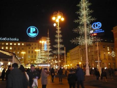 Advent on Ban Jelacic Square, Zagreb, Croatia