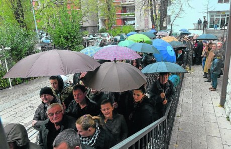 Croats vote in referendum on marriage 1 December 2013   Photo: Stole Lasic