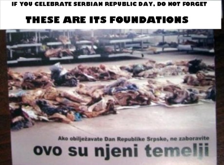 Postcard sent to Serbian Republic,  Bosnia and Herzegovina, 6 January 2014