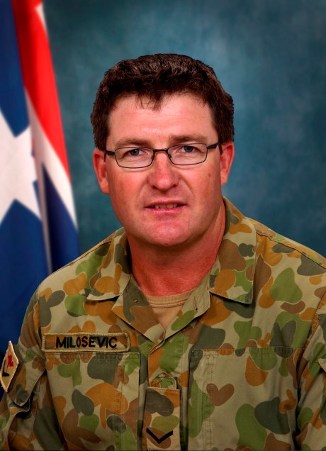 Lance Corporal Stjepan Milosevic Photo: Australian Dep't of Defence