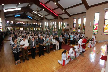 Palm Sunday 2014 - Croatian church Sydney, Australia Photo: Boka Cropress