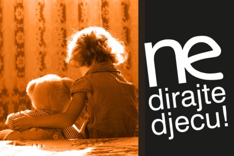 A logo of Croatian Citizens' Initiative "Don't Touch The Children"