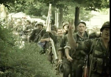 Croat Operation Storm defenders enter liberated town of Knin 