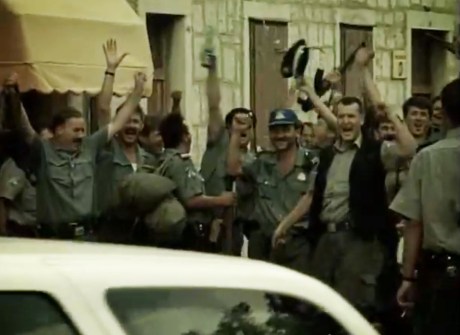 Victory! Streets in Croatia celebrate Operation Storm  5 August 1995 