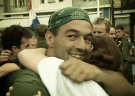 Operation Storm veteran receives a hug of gratitude