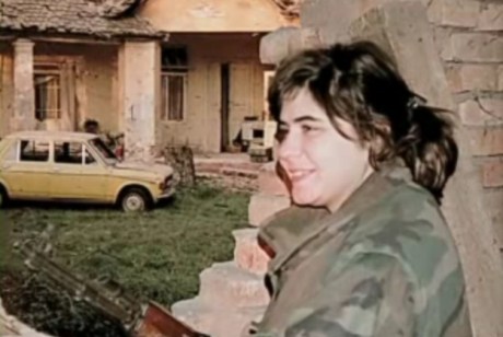 Screenshot from movie "The Heroes of Vukovar" - Violeta Antolic - Vicky