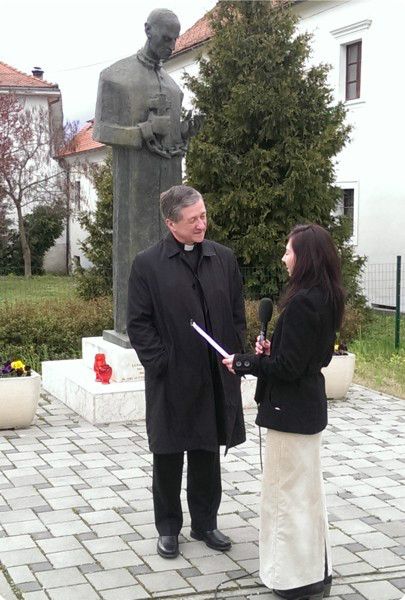 Bishop Blase Cupich  in Varazdin, Croatia March 2014