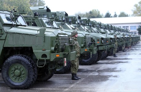 USA donates military vehicles to Croatia