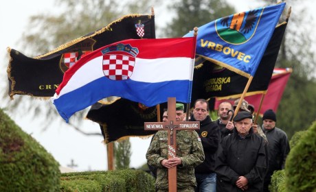 Funeral of Nevenka Topalusic in Vrbovec, Croatia - Thursday 23 October 2014 Photo: Slavko Midzor/Pixsell