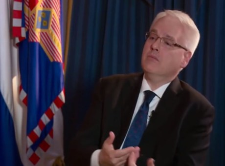 Presidential candidate Ivo Josipovic Photo: Screetshot HRT TV