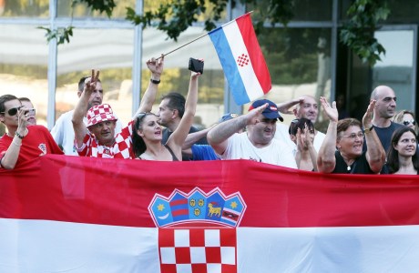 The joy of victory Zagreb Croatia 20th Anniversary of Operation Storm Photo: AA