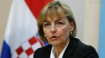 Croatian Foreign Minister Vesna Pusic