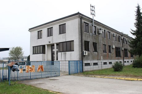 Building at Slavonski Brod Croatia to house refugees
