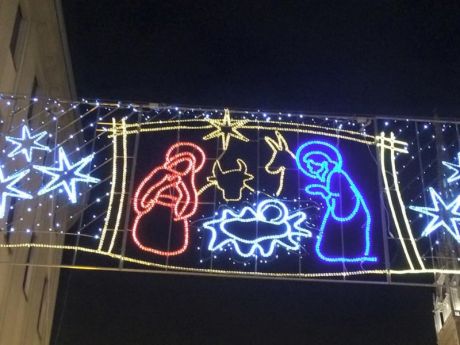 Streetlights Zagreb Croatia Christmas 2015