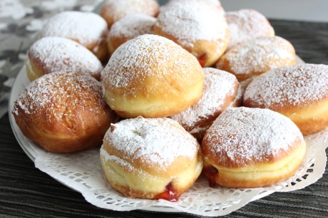 Croatian jam doughnuts KRAFNE