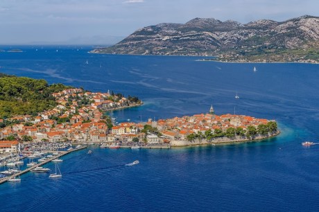 Old town Korcula, Croatia