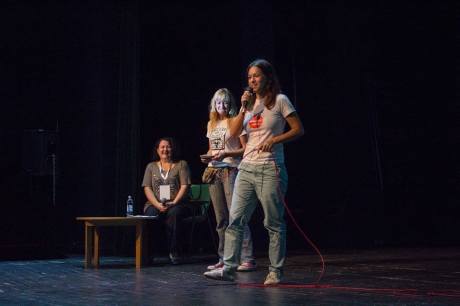 Ana and Maja of BRLOG beer Croatia give talks on cooperatives Photo: Facebook