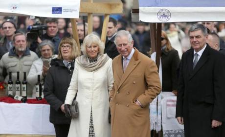 Prince Charles and Camilla in Osijek, Croatia 15 March 2016