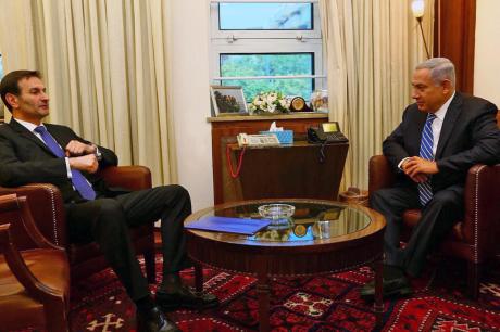 In Jerisalem 30 May 2016 Croatia's foreign minister with Israel's Prime Minister Benjamin Netanyahu Photo: HINA/ MVEP/ ua