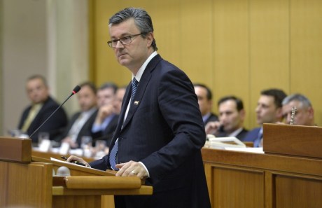 Tihomir Oreskovic, fallen Prime Minister of Croatia Photo: Marko Lukunic/Pixsell