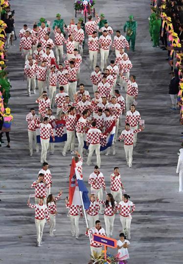 Olympics 2016 Rio Opening ceremony Croatia team among best dressed