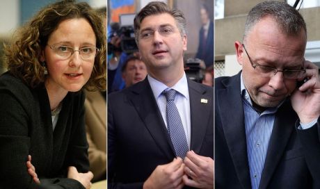 From left: Nina Obuljen, Andrej Plenkovic and Zlatko Hasanbegovic Photo: Hanza Media