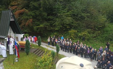 Huda Pit Communist Crimes mass grave Transfer of victims' remains ceremony Photo source: dnevno.hr