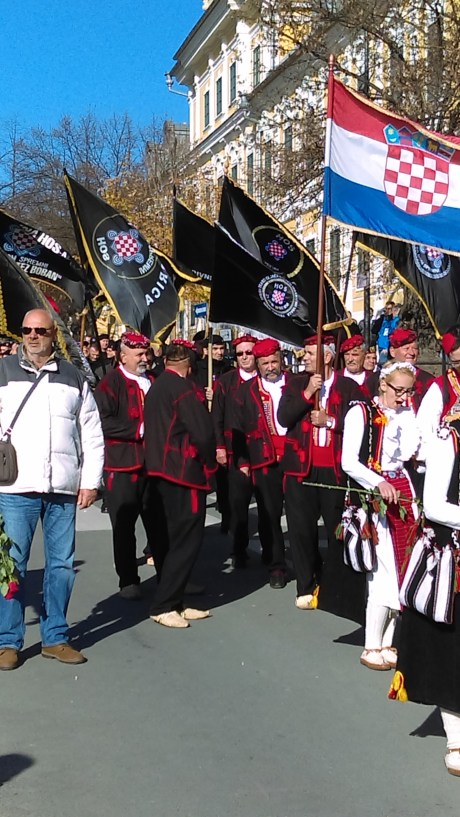 Procession starts at Vukovar Hospital to Memorial Cemetary 18 November 2016 Photo: Connor Vlakancic