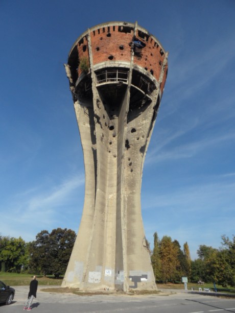 Vukovar water tower 18 November 2016 Photo: Connor Vlakancic