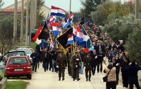 Remembrance march 2016 Skabrnja, Croatia Photo: HINA/ ml