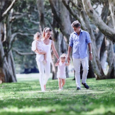 Eugene and Michelle Brcic Jones with children Photo: courtesy of Eugene Brcic Jones