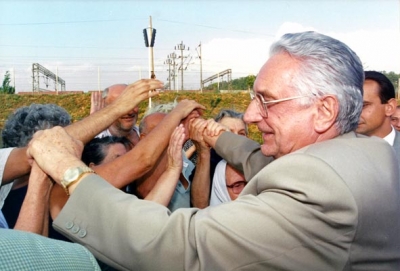 Franjo Tudjman among people Photo: www.tudjman.hr