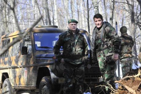 Filming of The General, Croatia - February 2017 Photo: Press