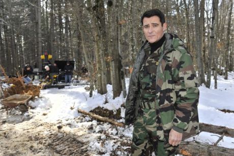 Goran Visnjic during filming of the General - February 2017 Photo: mojTV.hr 