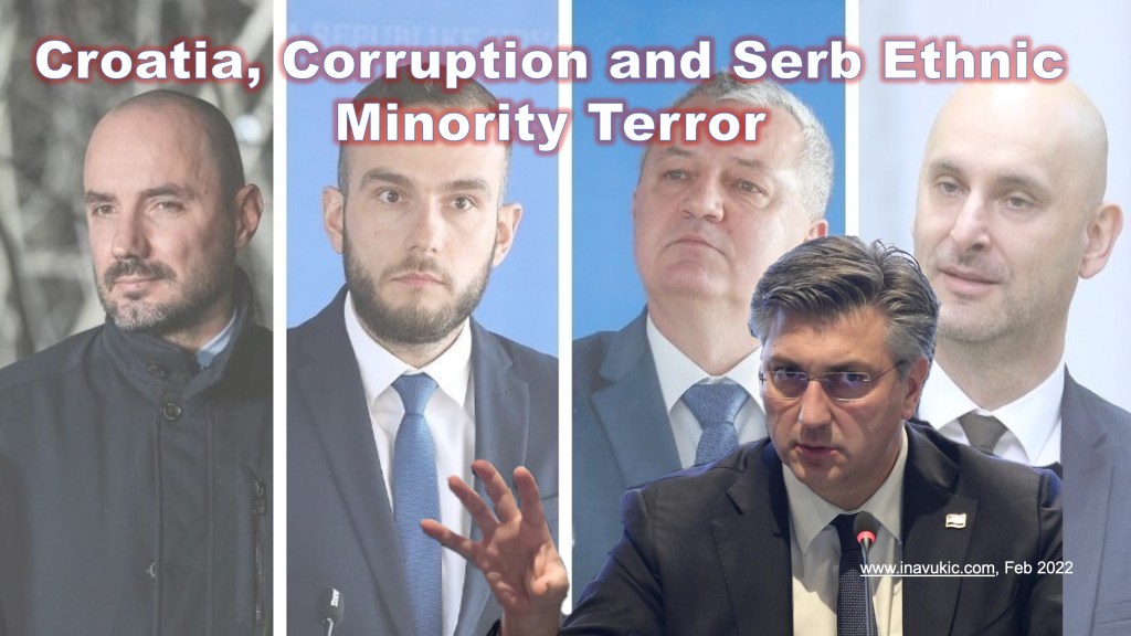 Croatia, Corruption, and Serb Ethnic Minority&nbsp;Terror￼
