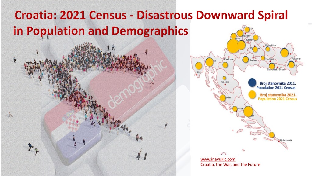 Croatia: 2021 Census – Disastrous Downward Spiral in Population and&nbsp;Demographics