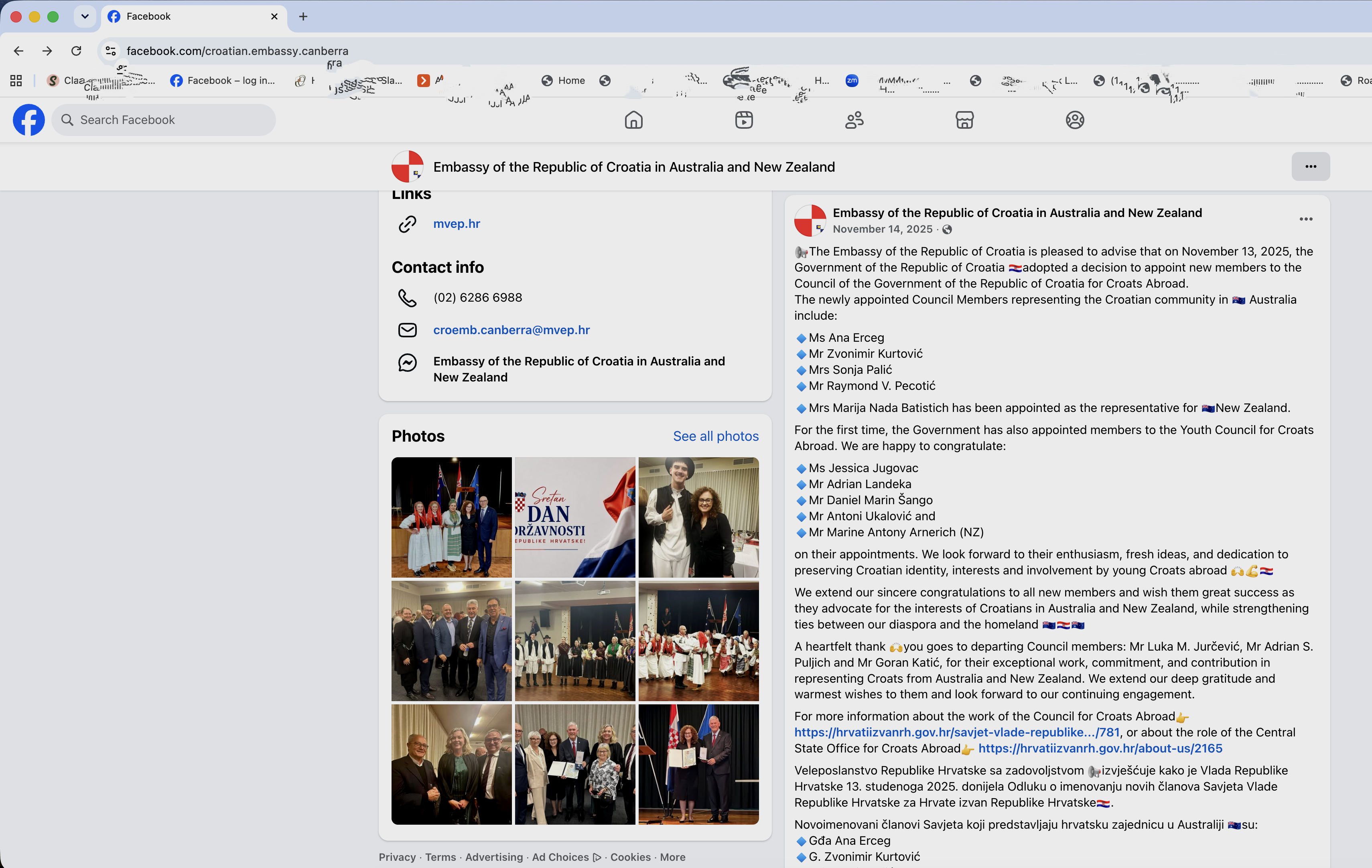 Croatian Diplomacy, Diaspora Representation, and Persistent Misconceptions